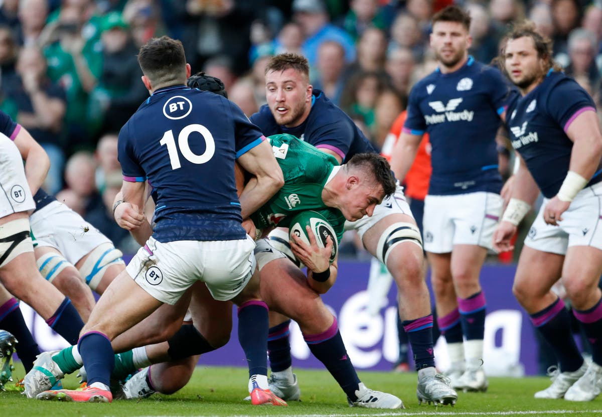 Irlanda vs Scozia: l’ultimo punteggio del Six Nations Rugby e gli aggiornamenti dell’Irlanda sulla buona strada per un grande successo a Dublino oggi