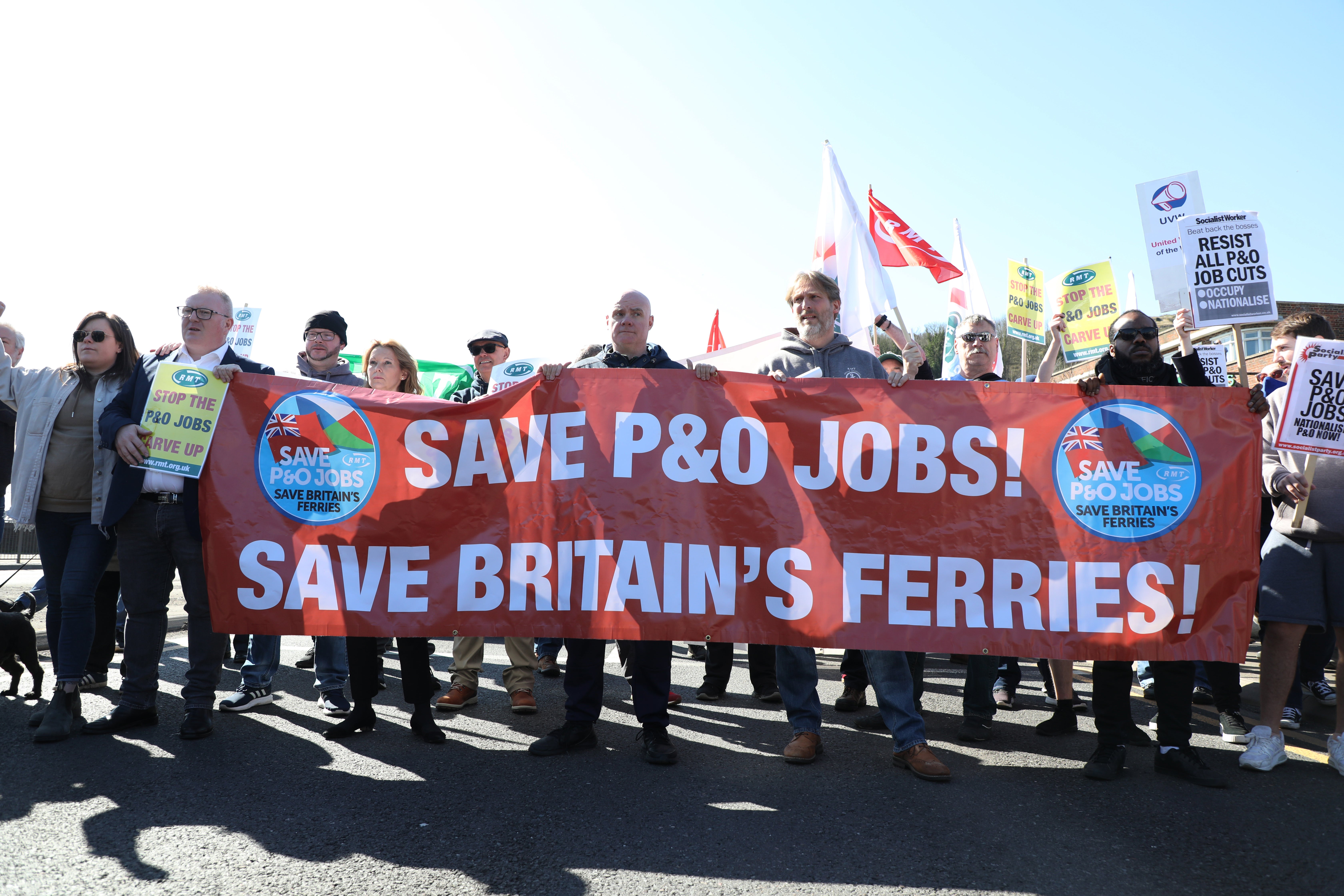 P&O workers said they were treated ‘like criminals’ after security guards escorted them of their vessels.