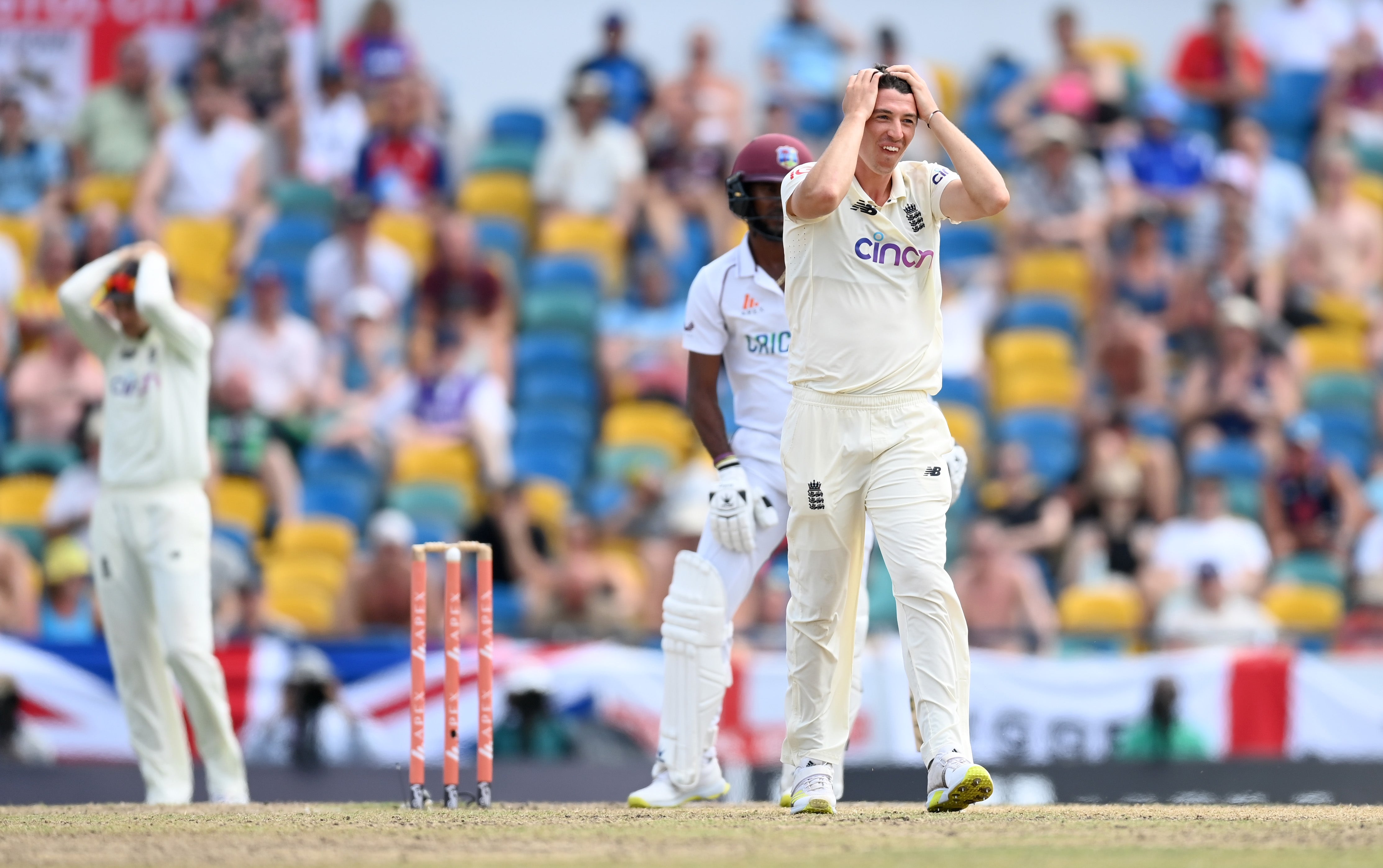 England were frustrated on day four of the second Test