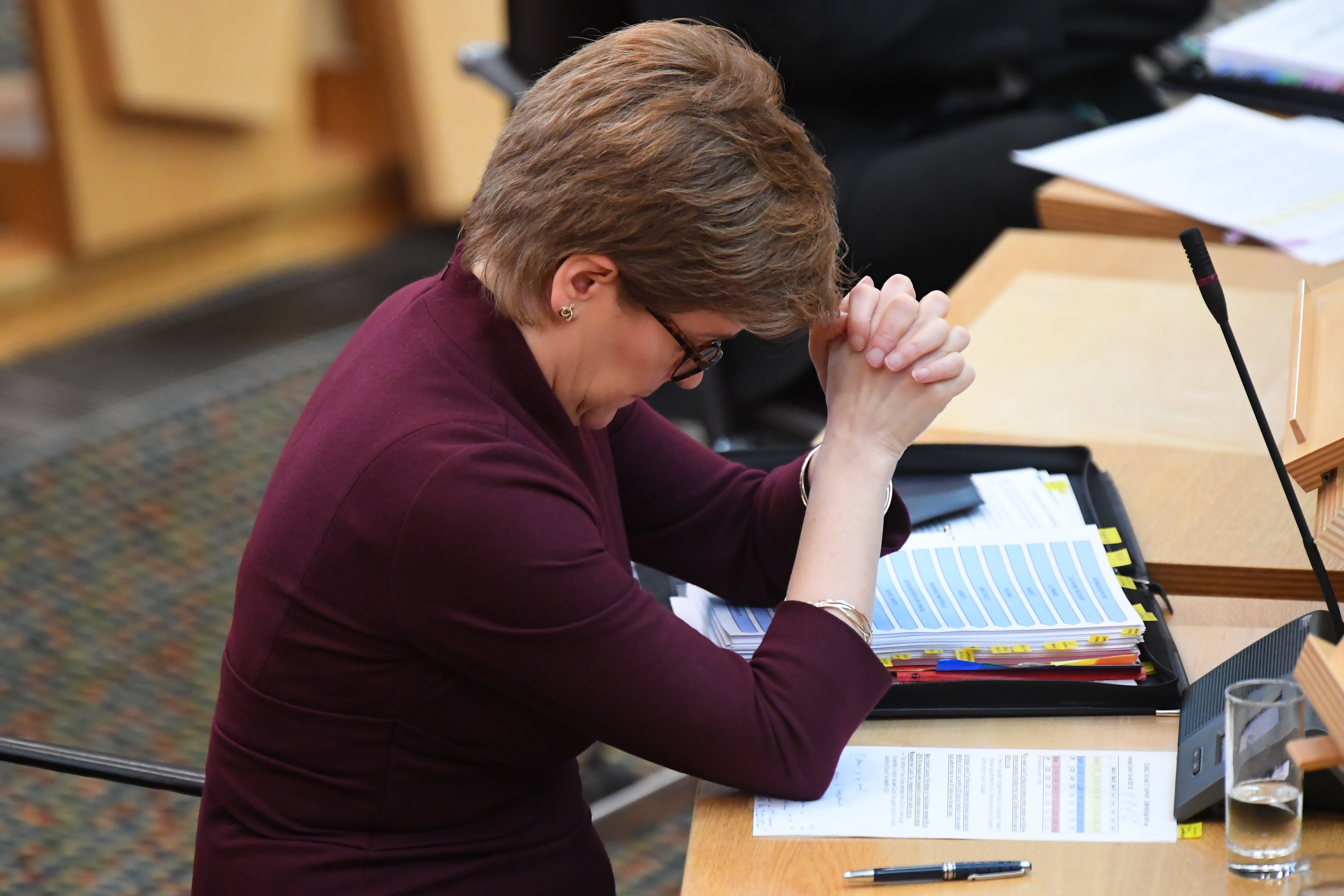 Nicola Sturgeon has led tributes to a rugby-loving political executive who died during a Scottish Parliament game (Andy Buchanan/PA)