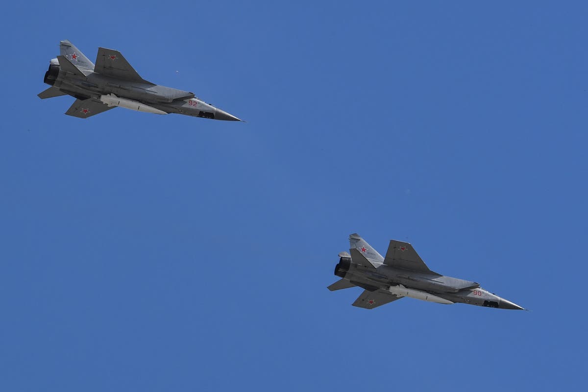 Moment Russia unleashes &lsquo;unstoppable&rsquo; hypersonic weapon as Putin launches more missiles from Crimea