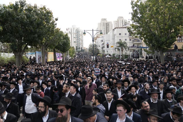 Israel Rabbi Funeral
