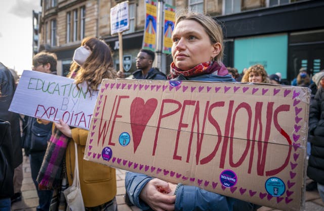 Members of the University and College Union will take further strike action (Jane Barlow/PA)