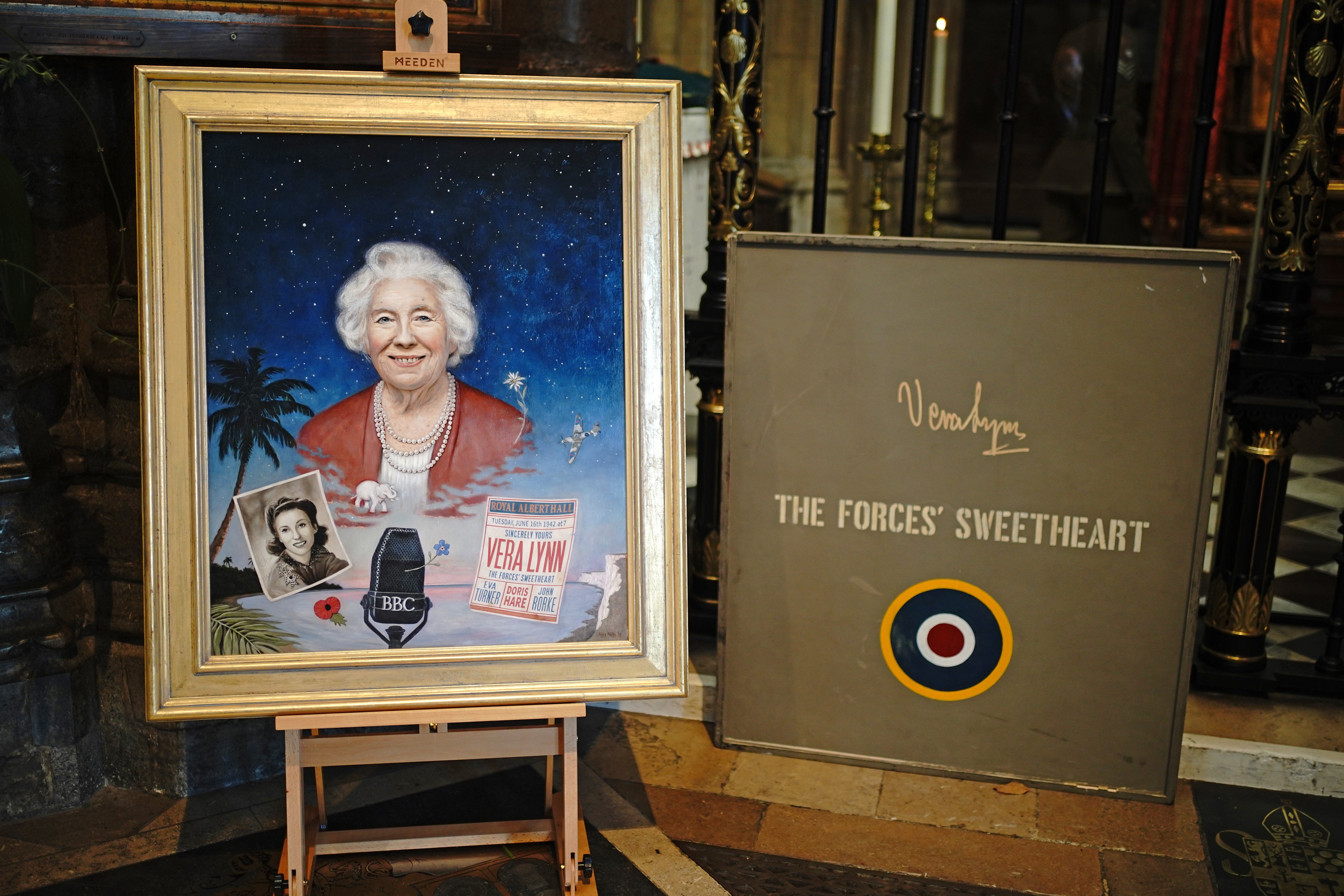 The thanksgiving service celebrated the life and work of the late Dame Vera Lynn (Yui Mok/PA)