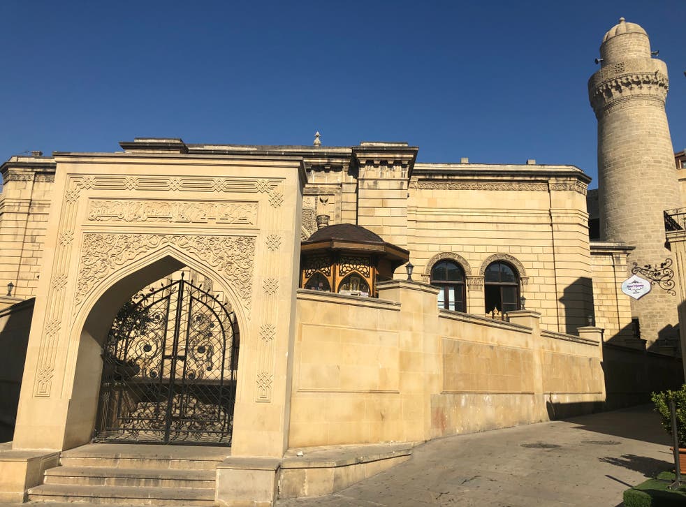 <p>Travel via Baku, home to the Juma mosque, in Azerbaijan</p>