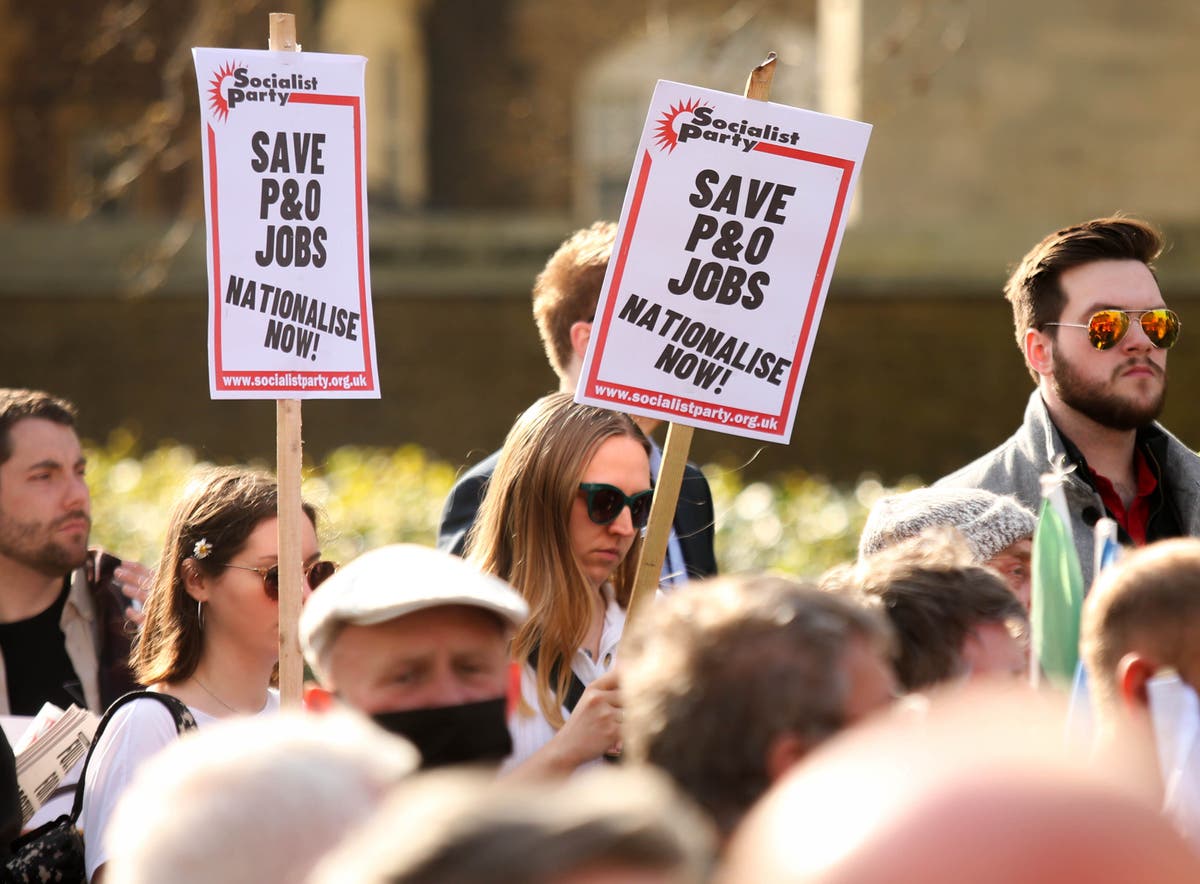 Union leaders demand action on promised protections for workers after &lsquo;callous&rsquo; P&O sackings