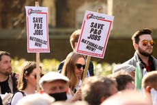 Union leaders demand action on promised protections for workers after ‘callous’ P&O sackings