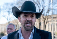 Cowboys for Trump founder convicted of misdemeanour charge in Capitol riot on second day of trial