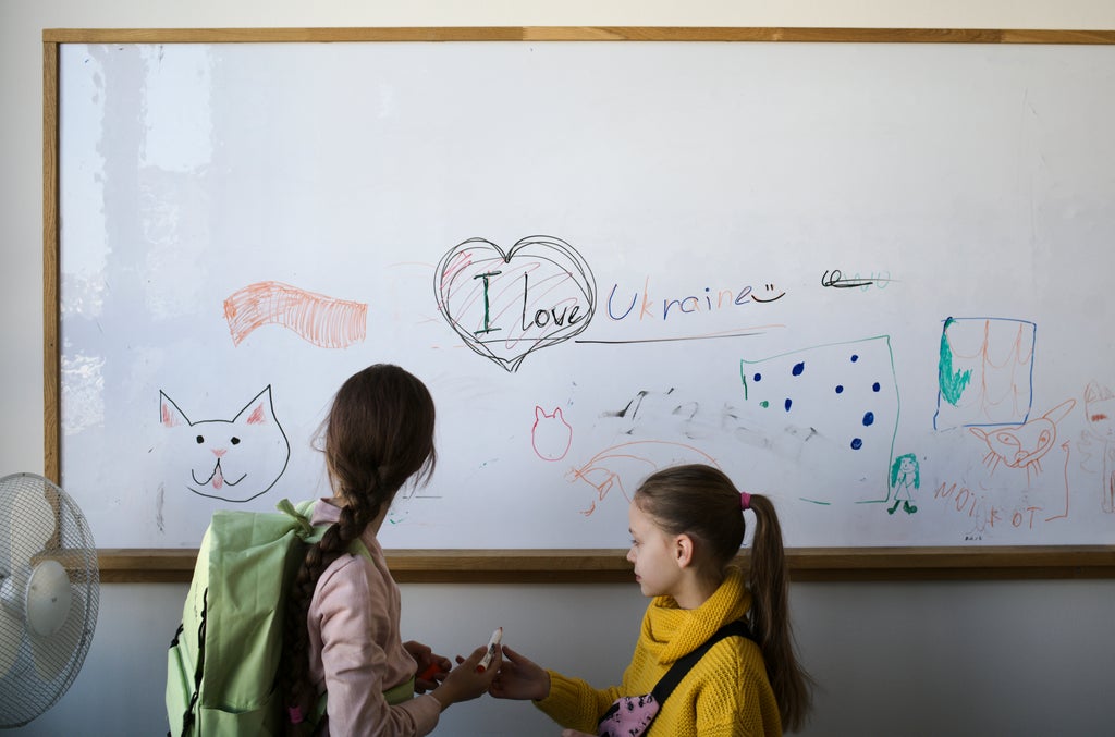 Ukrainian children find a welcoming classroom in Berlin