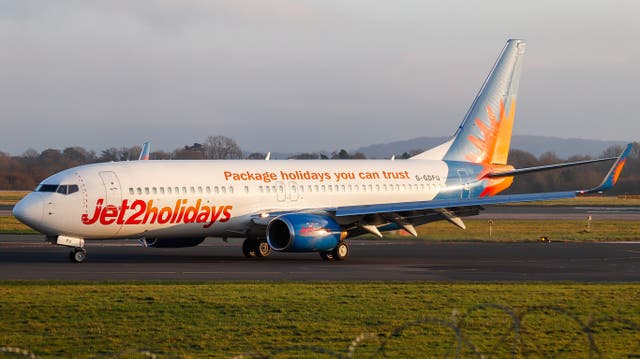 <p>A Jet2 Boeing 737 </p>