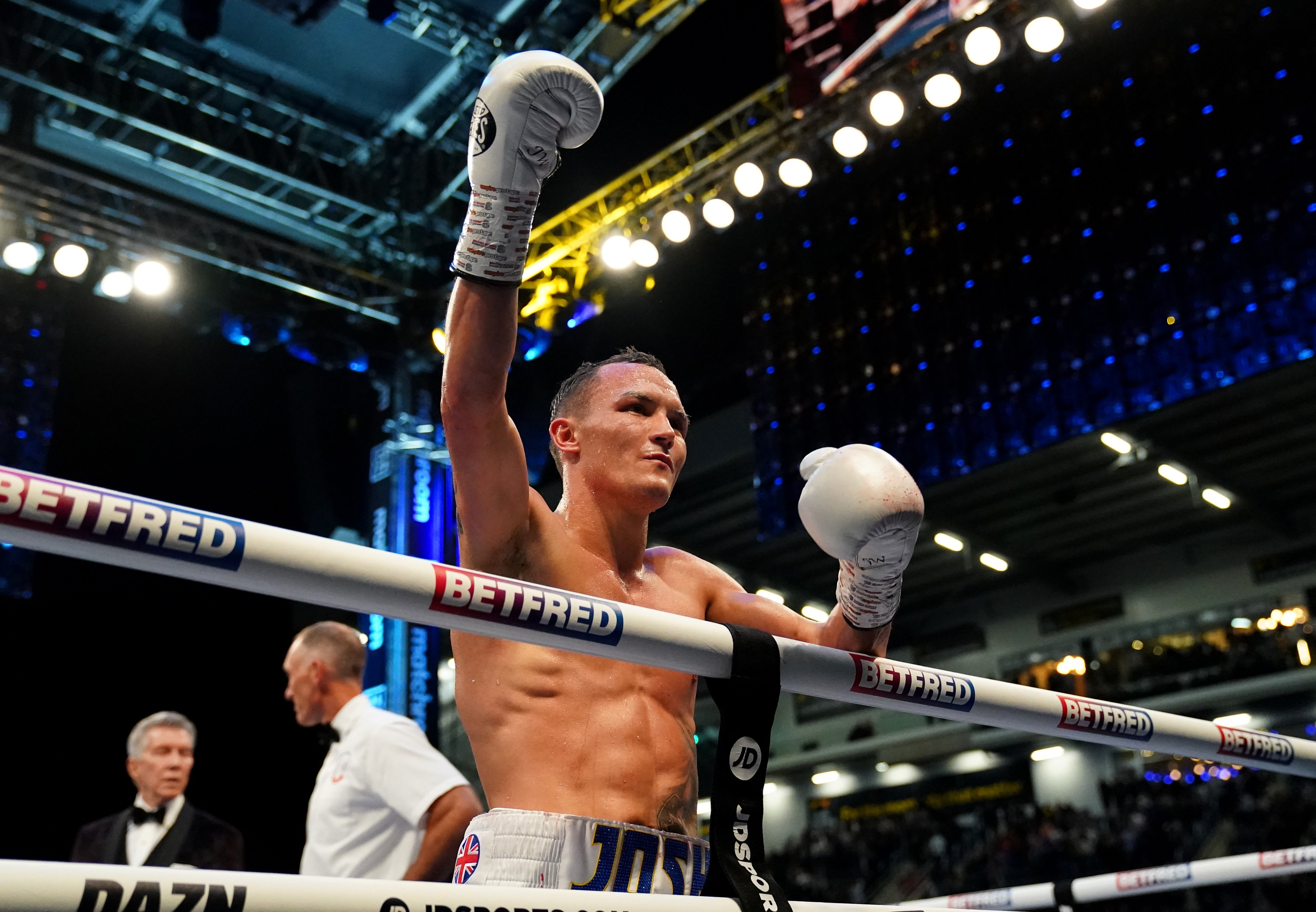 Josh Warrington will look to have his hand raised this weekend (Zac Goodwin/PA)
