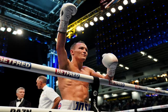 Josh Warrington will look to have his hand raised this weekend (Zac Goodwin/PA)