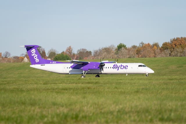 <p>Ready to go: Flybe Q400 aircraft</p>