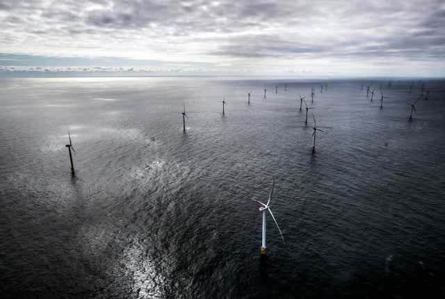 Race Bank offshore wind farm (Danny Lawson/PA)