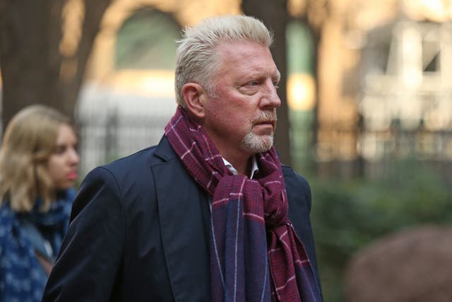 <p>Boris Becker is on trial at Southwark Crown Court </p>