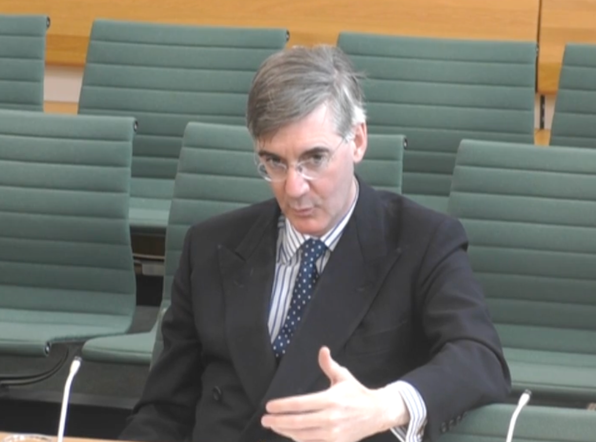 Jacob Rees-Mogg at the public administration select committee on Tuesday