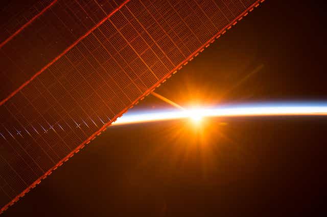 <p>A space-based solar power station in orbit would catch the sun’s rays 24 hours a day and so could generate electricity continuously</p>