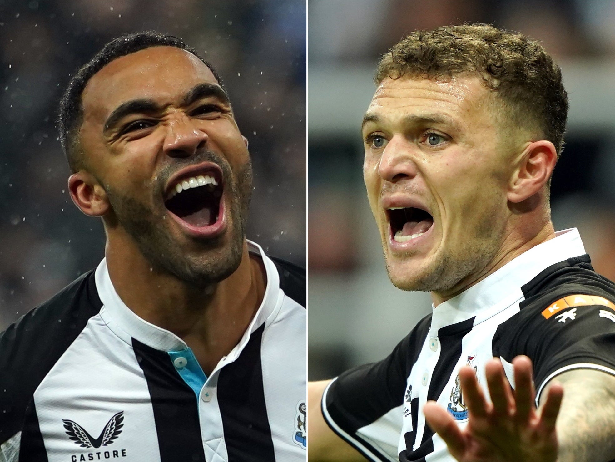 Newcastle’s Callum Wilson (left) and Kieran Trippier are preparing to step up their returns from injury