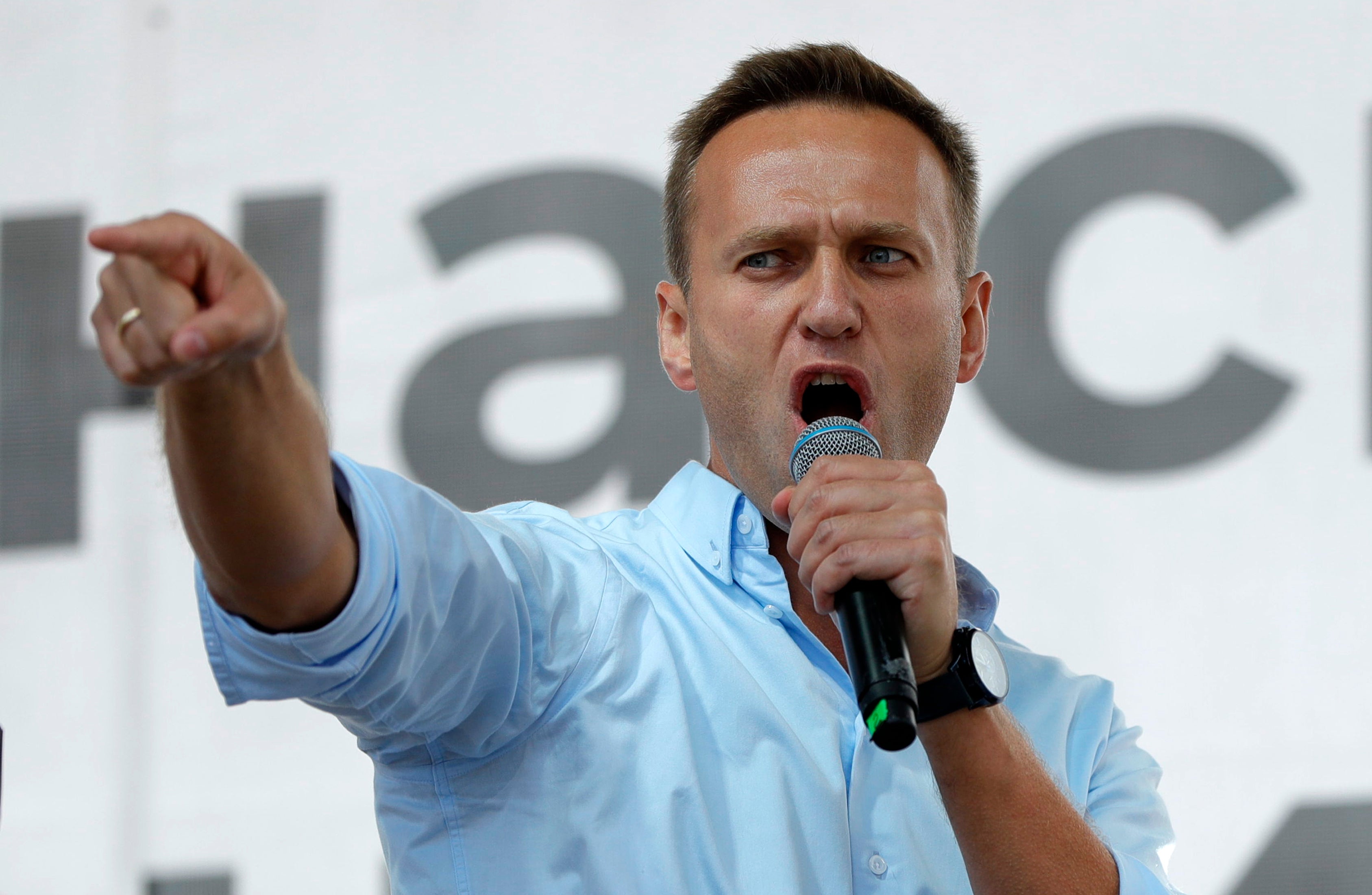 Russian opposition activist Alexei Navalny (Pavel Golovkin/PA)