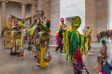 Tate Britain Commission 2022: Hew Locke, The Procession review – An overriding mood of unquenchable subversive energy