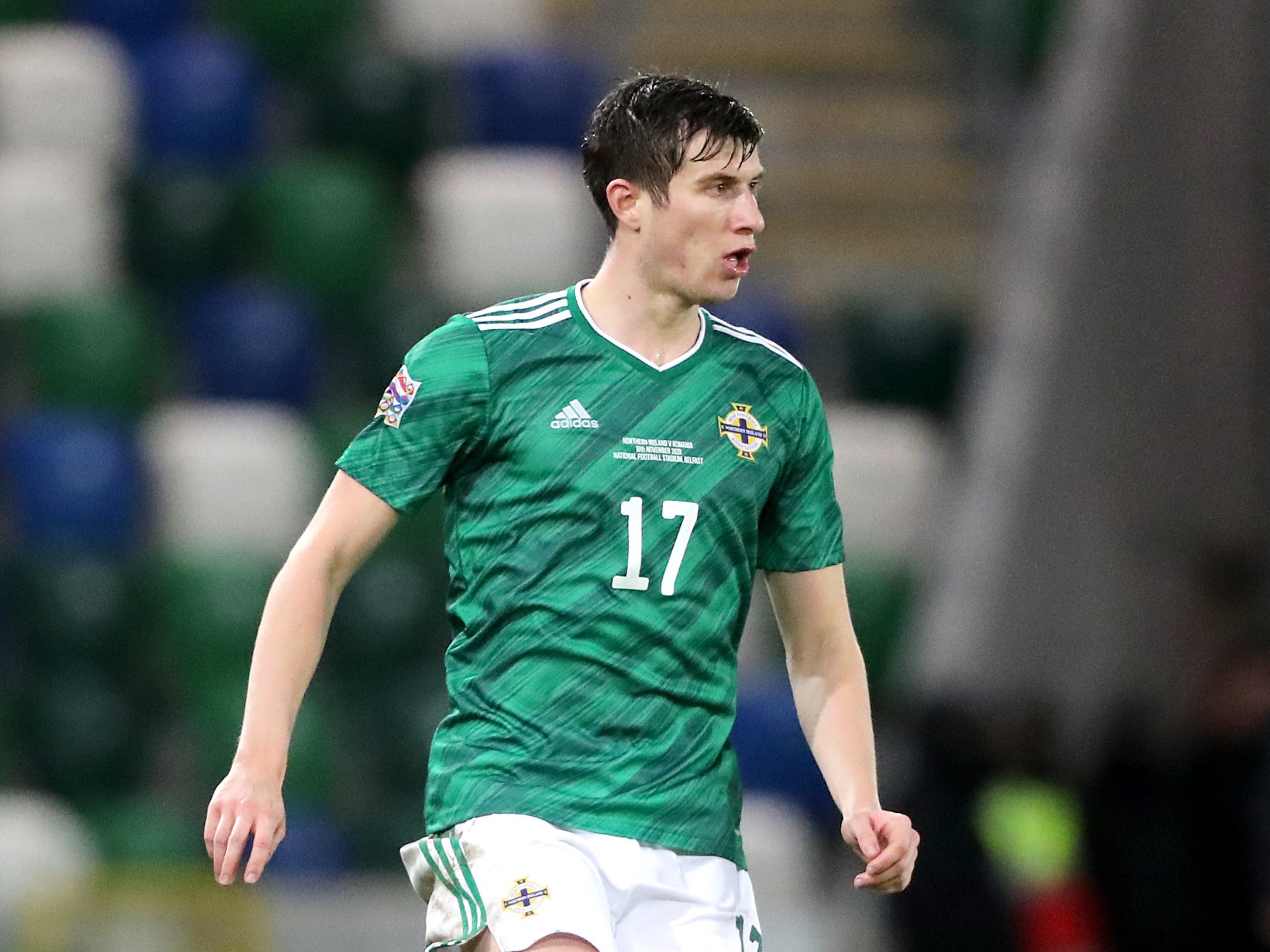 Paddy McNair has been ruled out of Northern Ireland’s trip to Luxembourg