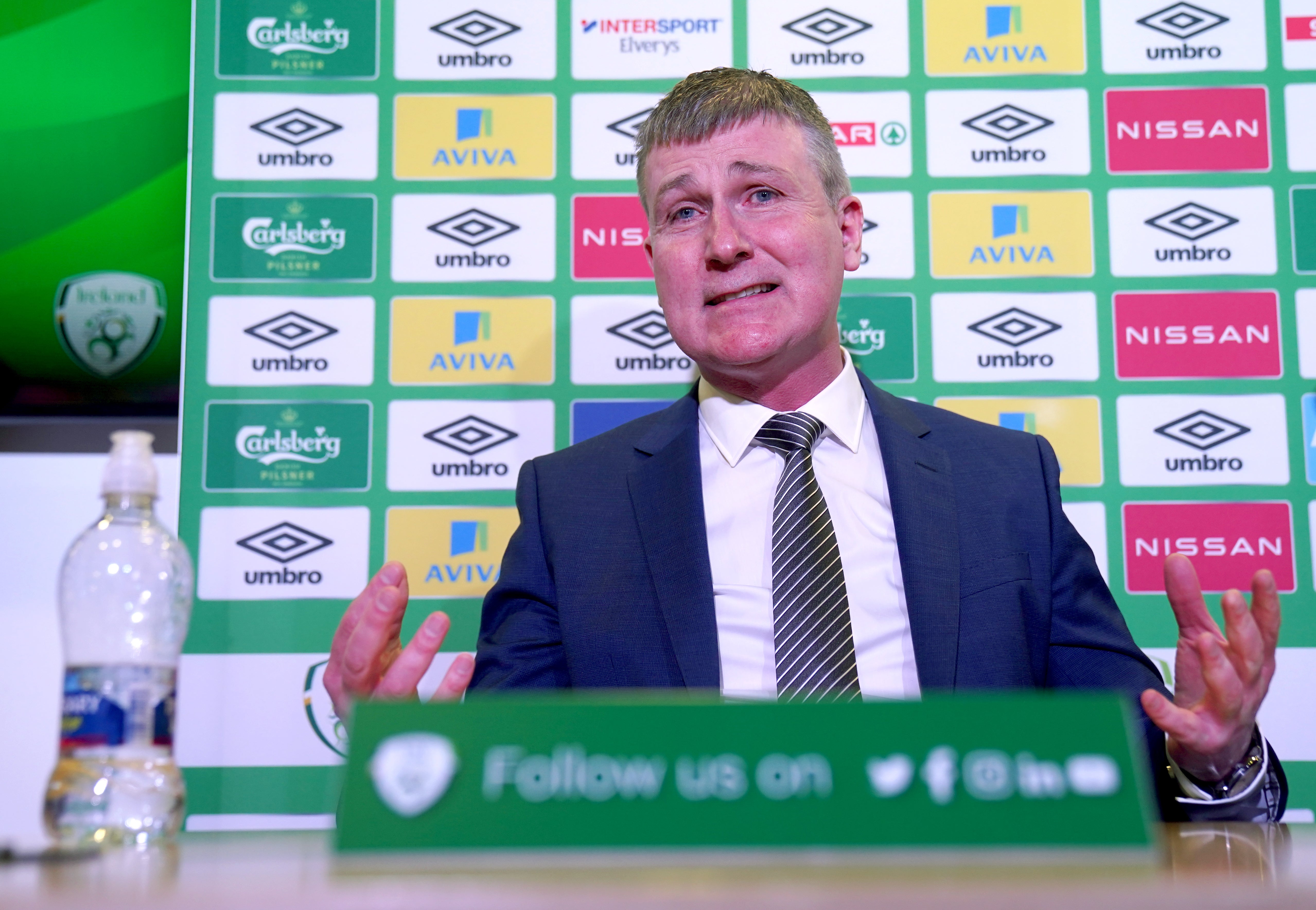 Republic of Ireland manager Stephen Kenny would welcome a successful bid to host the Euro 2028 finals (Brian Lawless/PA)