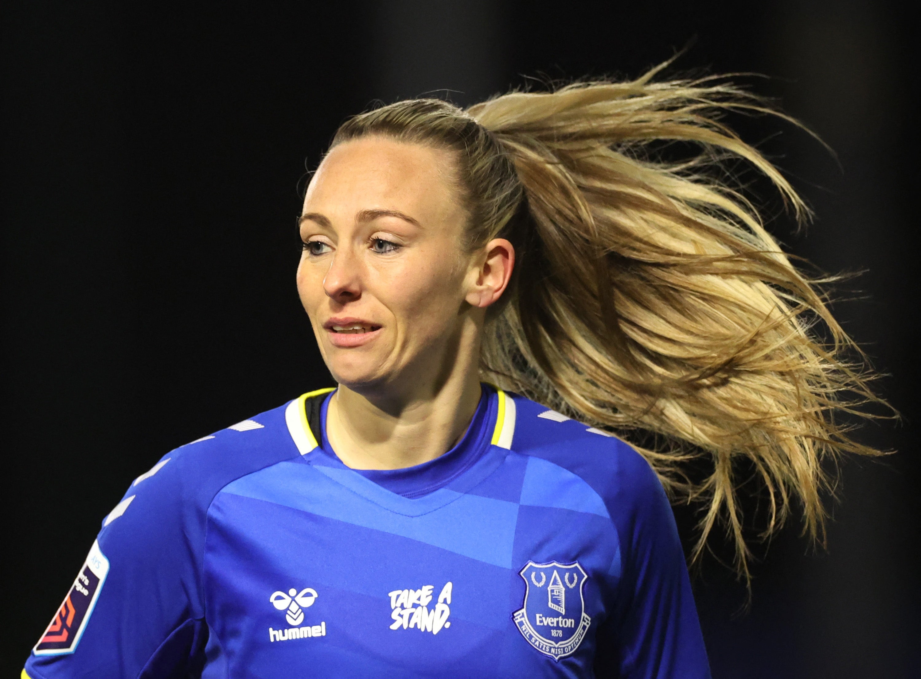 Toni Duggan in action against Chelsea this month