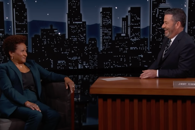 <p>Jimmy Kimmel spoke with 2022 Oscars host Wanda Sykes on his late-night show</p>