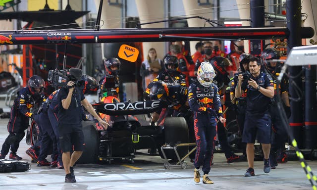 <p>Max Verstappen was forced to retire from the Bahrain Grand Prix </p>