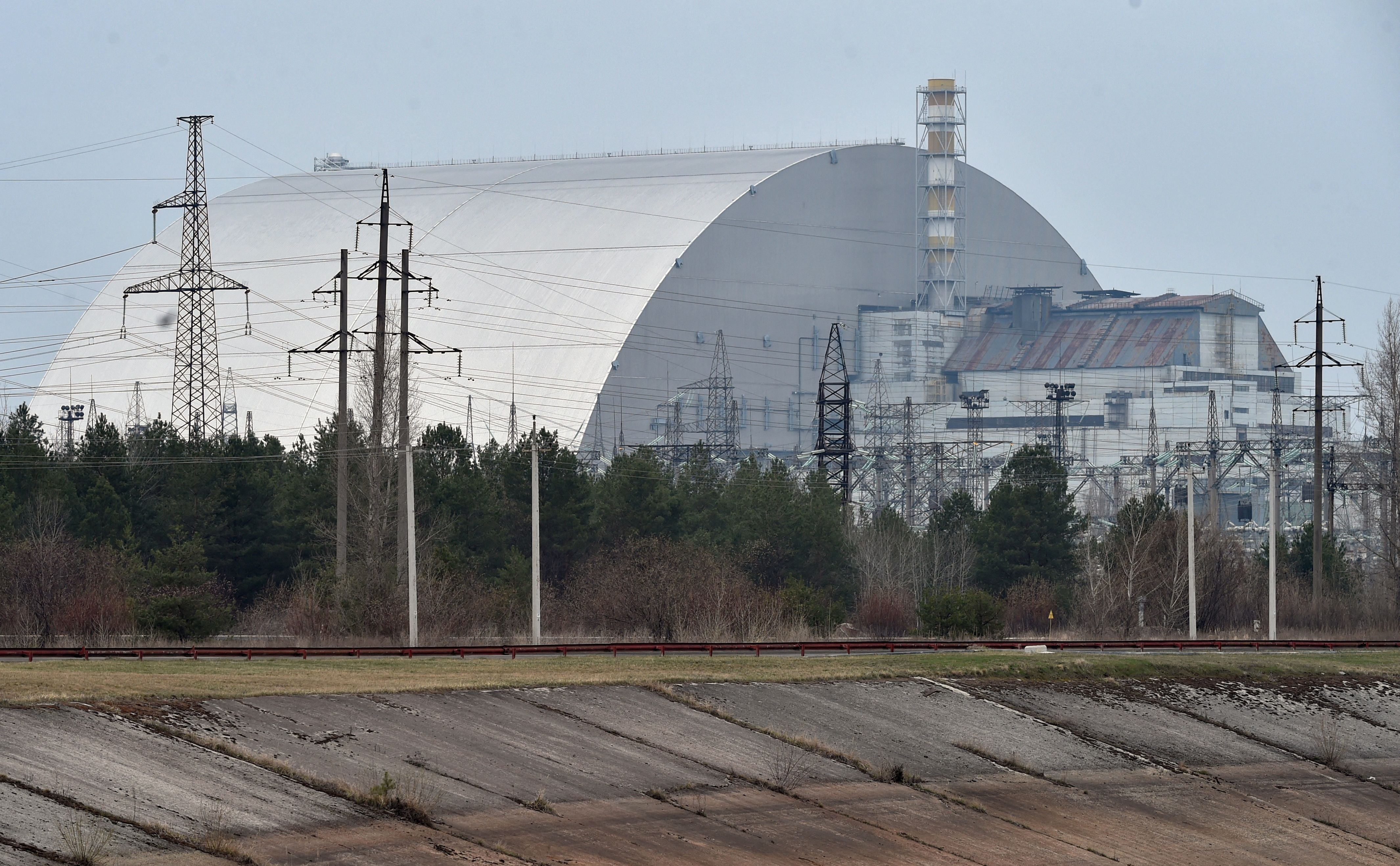 The Chernobyl nuclear power plant