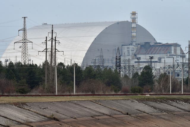 <p>The Chernobyl nuclear power plant </p>