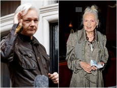 Vivienne Westwood has designed Julian Assange and his fiancee’s wedding outfits