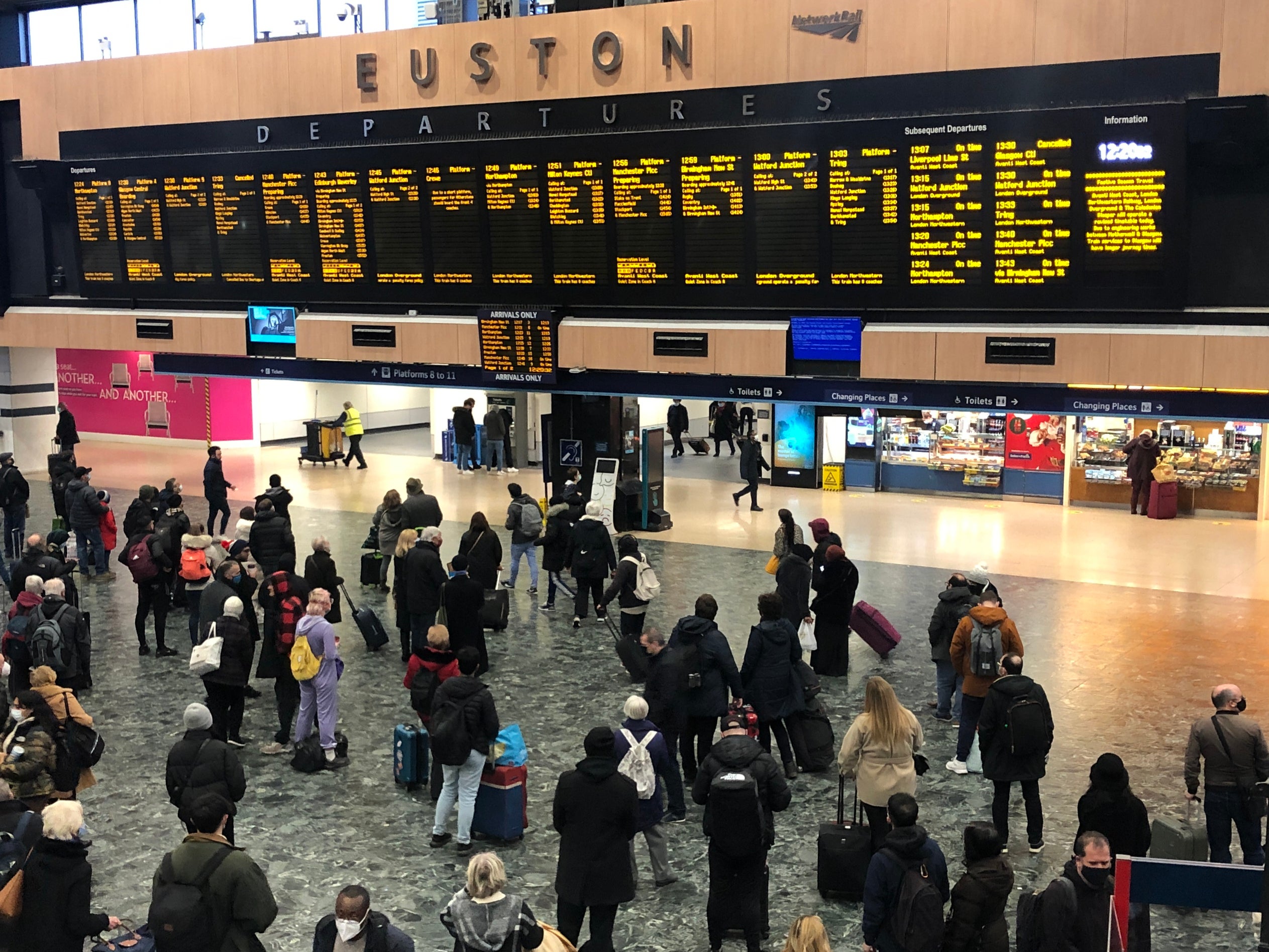 Closing soon: London Euston will see no trains over the full Easter weekend