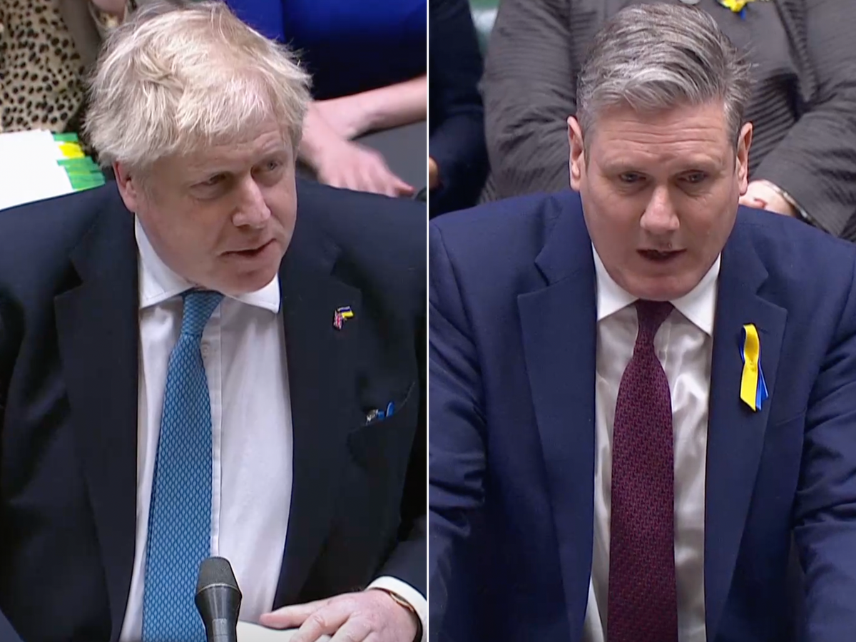 Keir Starmer accuses Boris Johnson of &lsquo;half-arsed bluster and waffle&rsquo; on workers&rsquo; rights