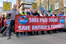 ‘I wish there was another way and I’m sorry’: P&O Ferries CEO apologises for mass sackings