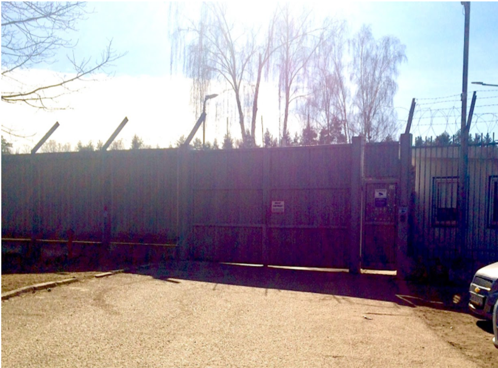 <p>The detention camp in Lesznowola</p>