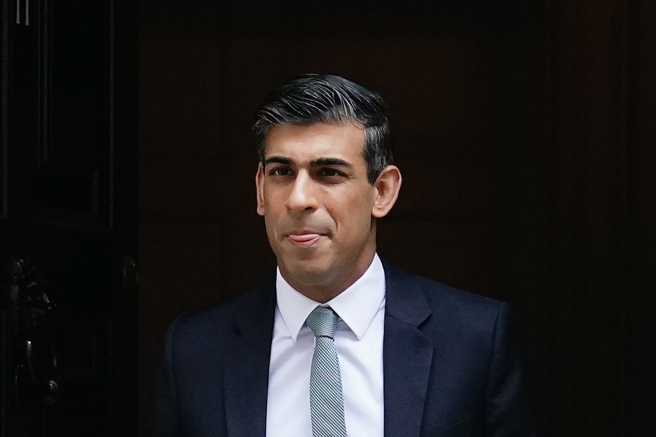 Chancellor of the Exchequer Rishi Sunak leaves 11 Downing Street as he heads to the House of Commons, London, to deliver his Spring Statement (Aaron Chown/PA).