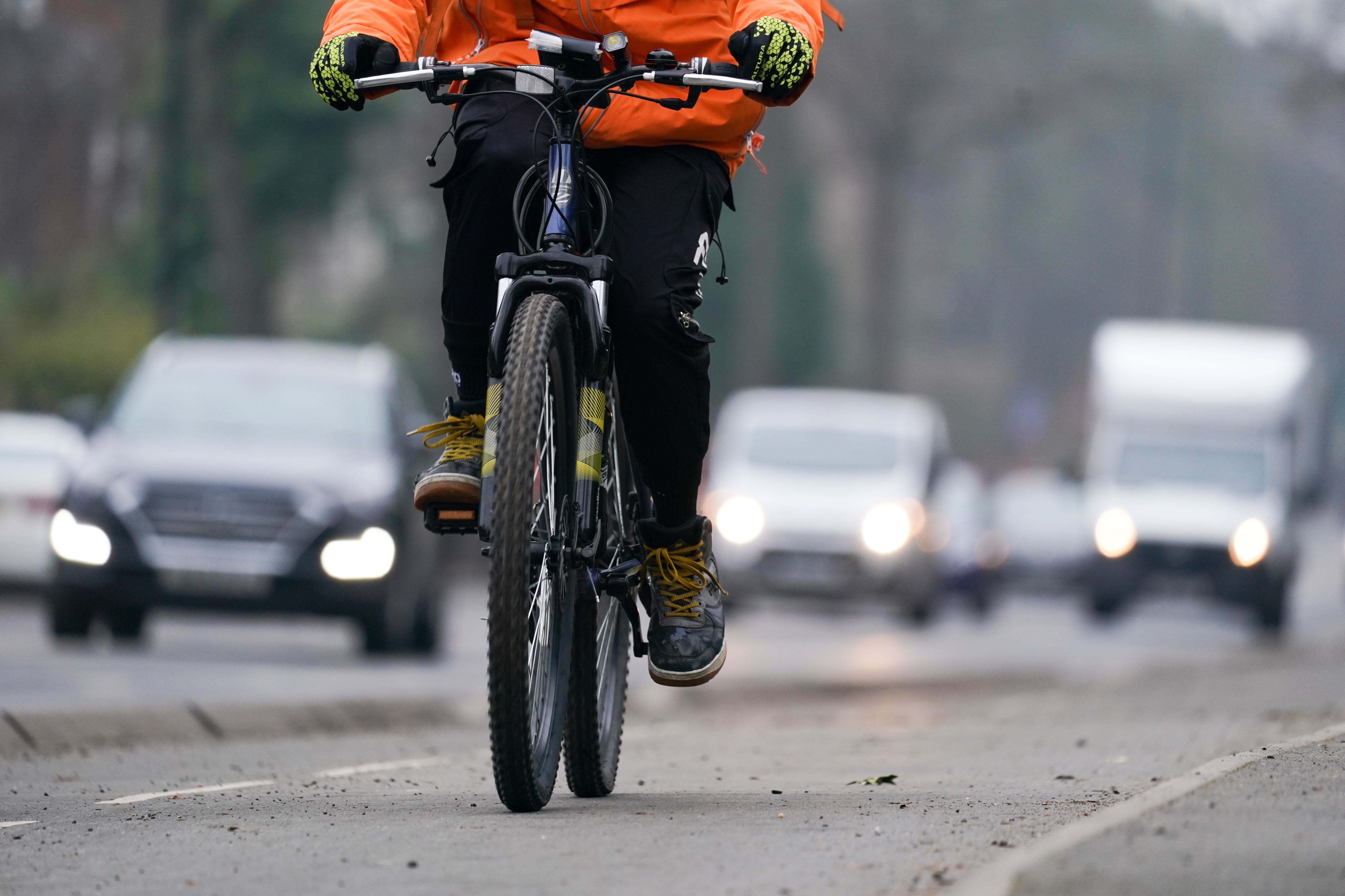 England’s chief medical officer praised efforts to promote walking and cycling during the Covid-19 pandemic (Jacob King/PA)