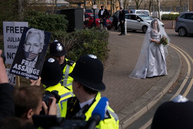 Britain Assange Wedding