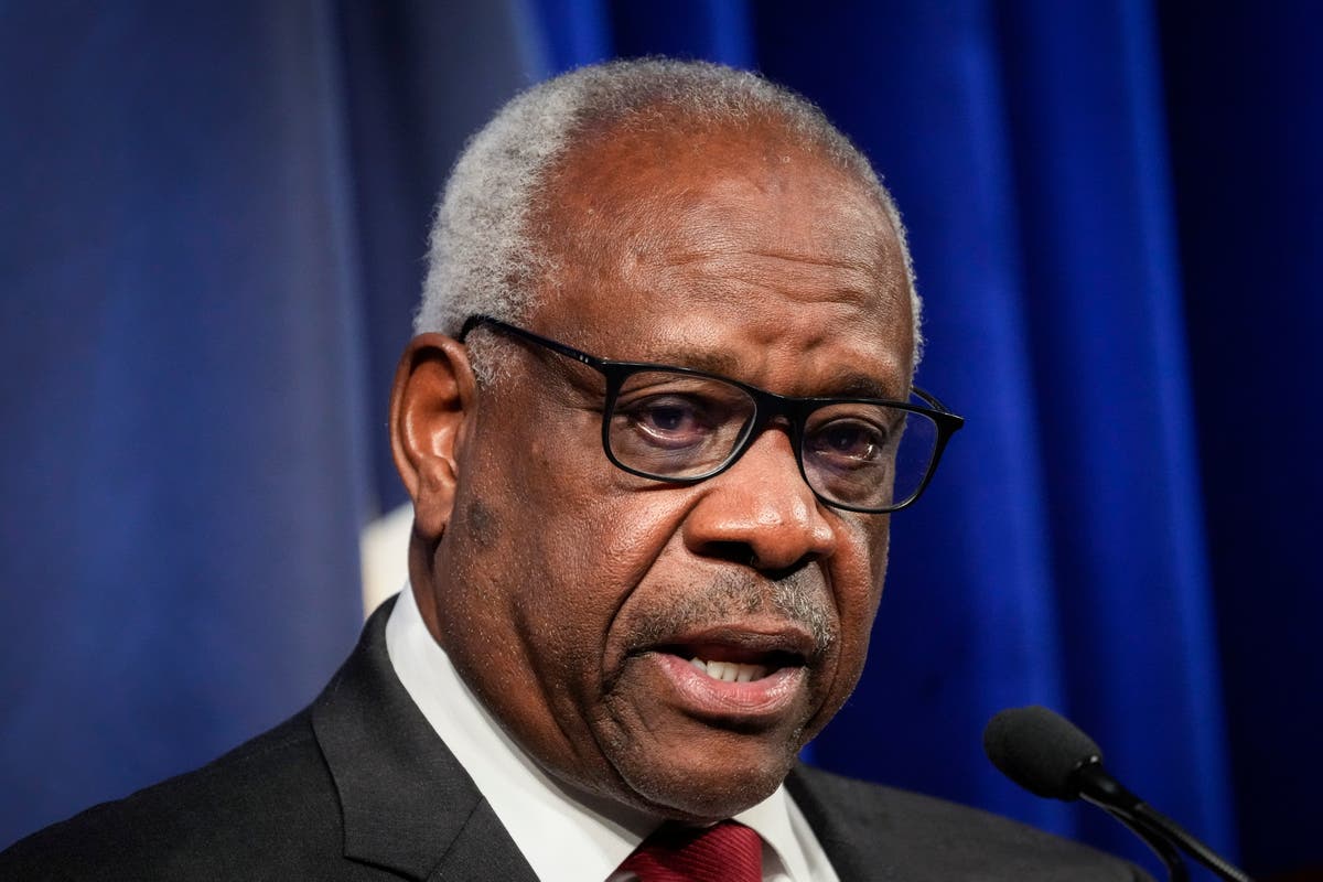 Clarence Thomas tells Roe v Wade protesters that Supreme Court ‘won’t be bullied’