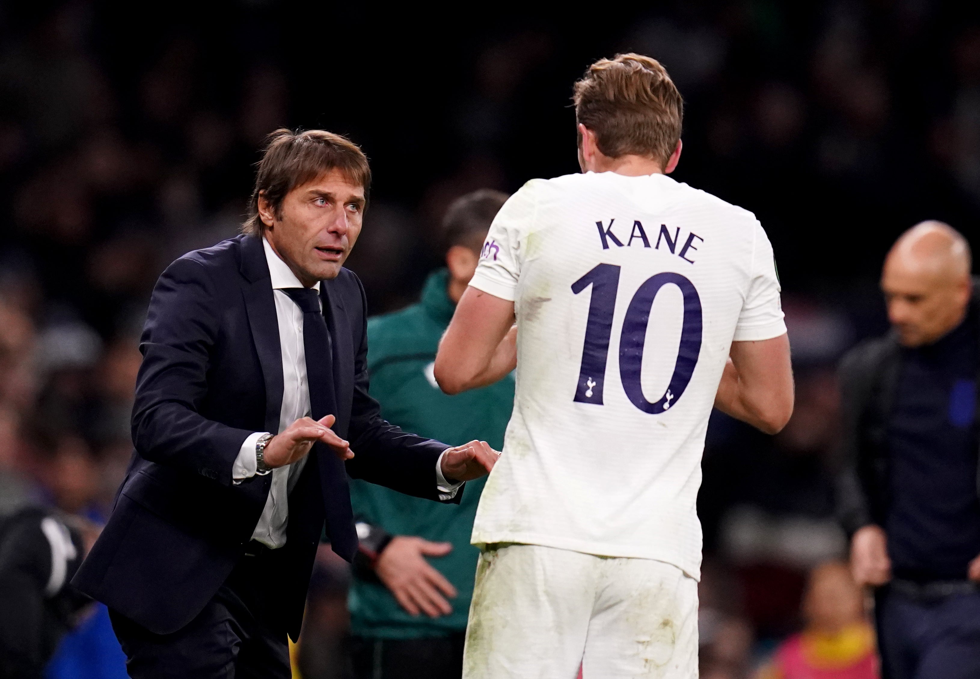 Kane is enjoying working under Conte (John Walton/PA)
