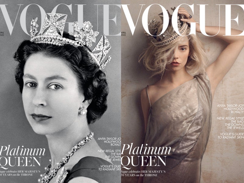 Queen Elizabeth II appears on cover of Vogue for first time