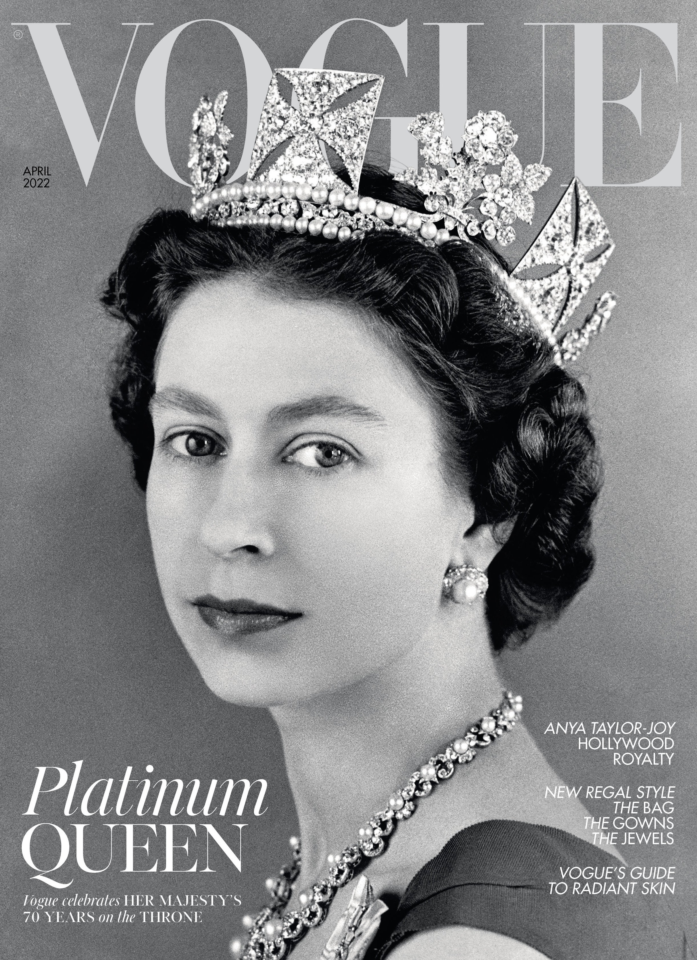 The Queen British Vogue April 2022 (Antony Armstrong Jones/British Vogue/PA)
