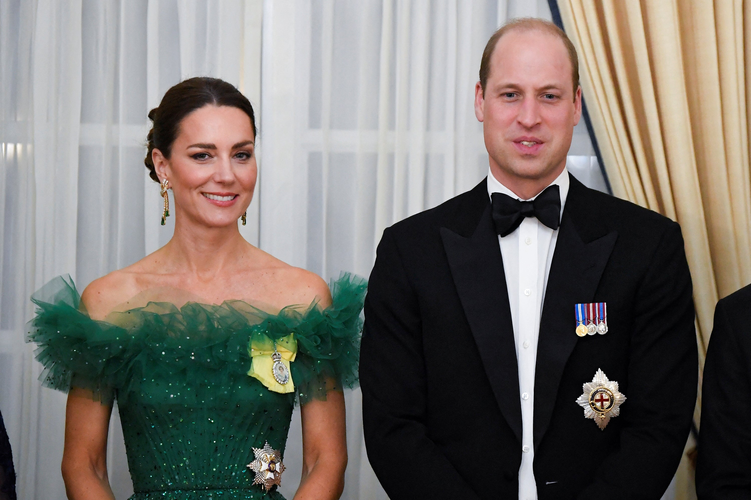 The Duke of Cambridge has denounced slavery as ‘abhorrent’ saying ‘it should never have happened’ as he addressed the issue following days of protests calling for reparations from the royal family (PA)