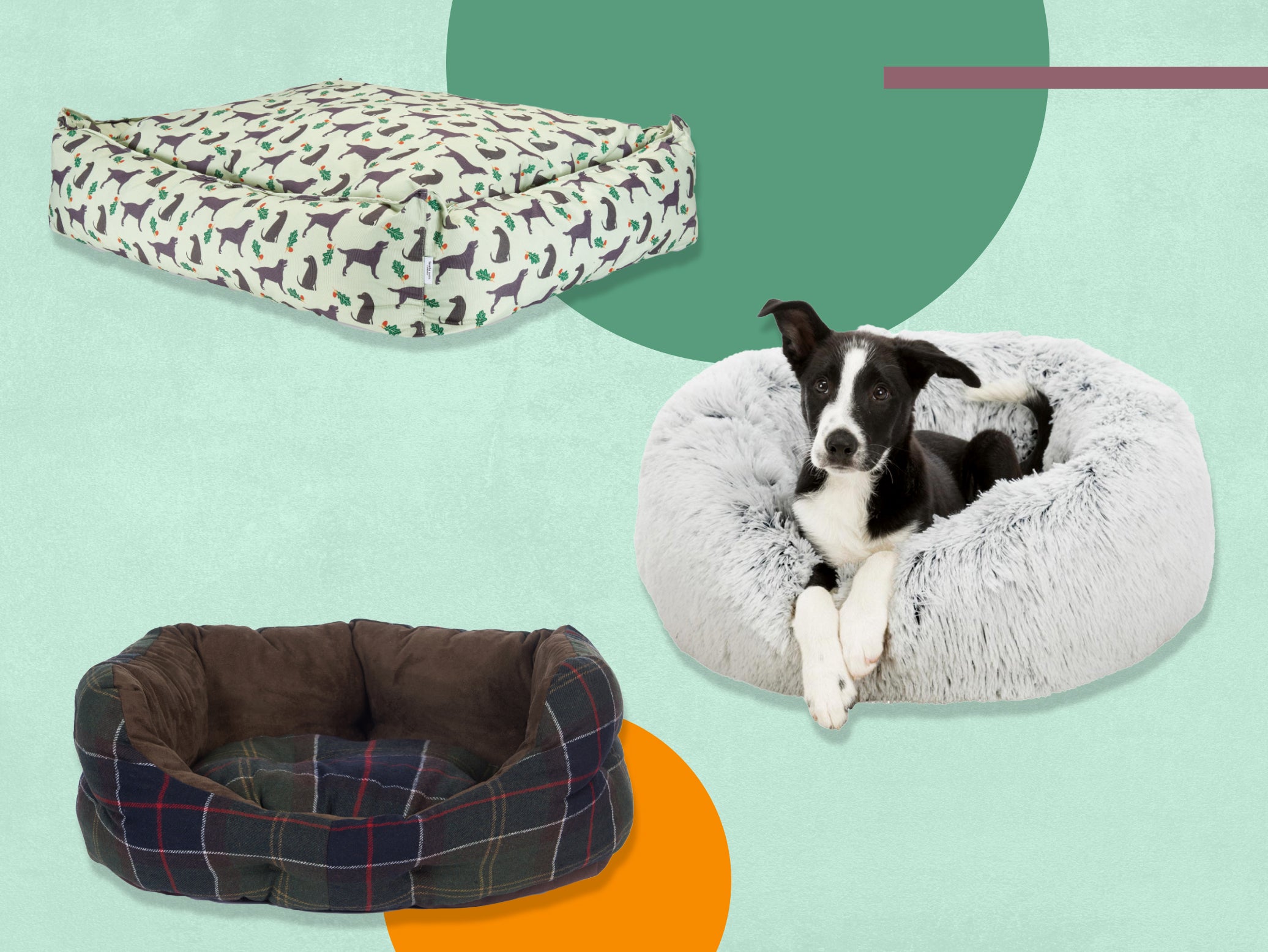 CAT UK Warm Pet Calming Beds Comfy Fluffy Dog Bed Cat Nest Mattress Donut Pad S~XL 