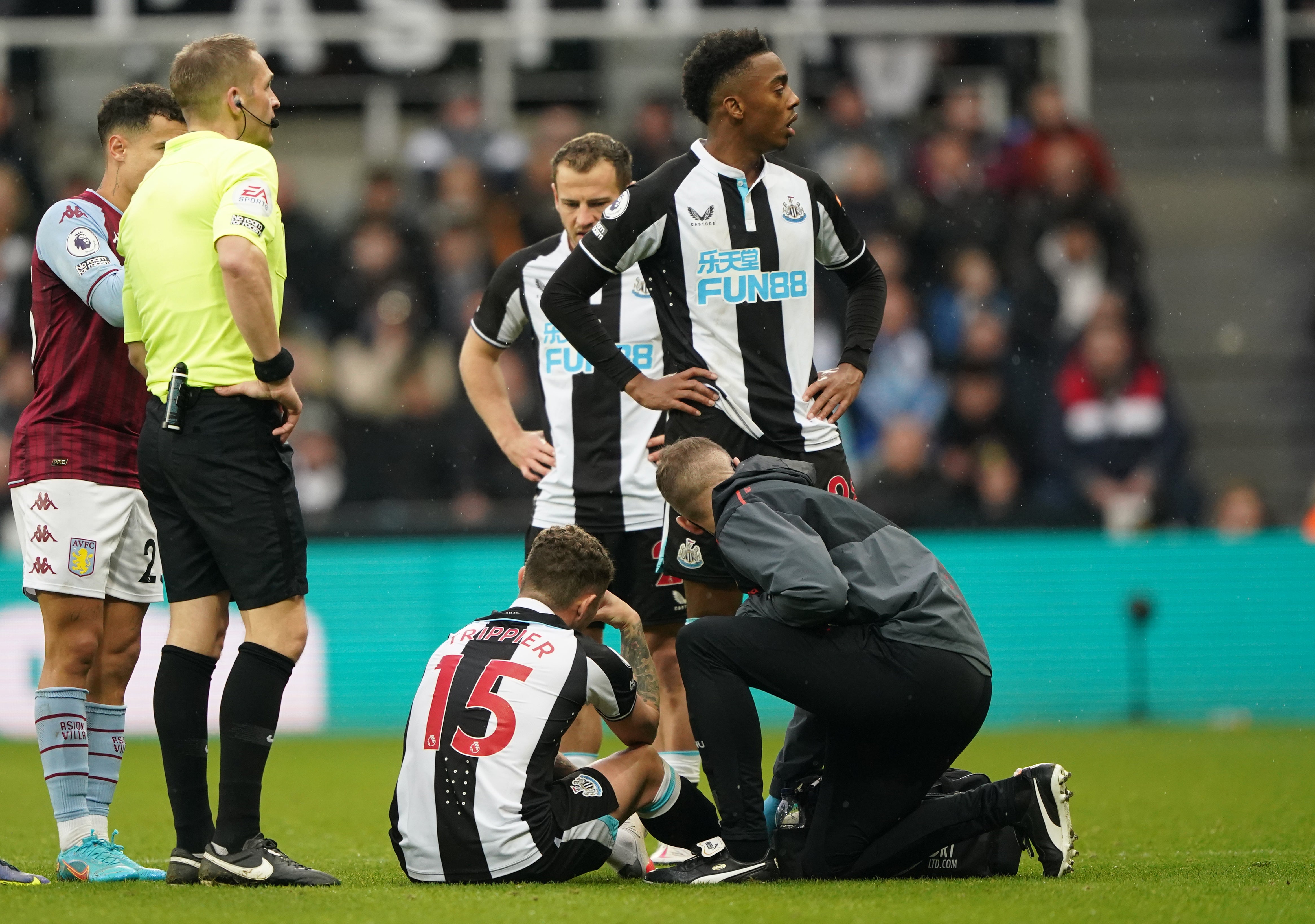 Kieran Trippier was in fine form for Newcastle until his injury against Aston Villa last month