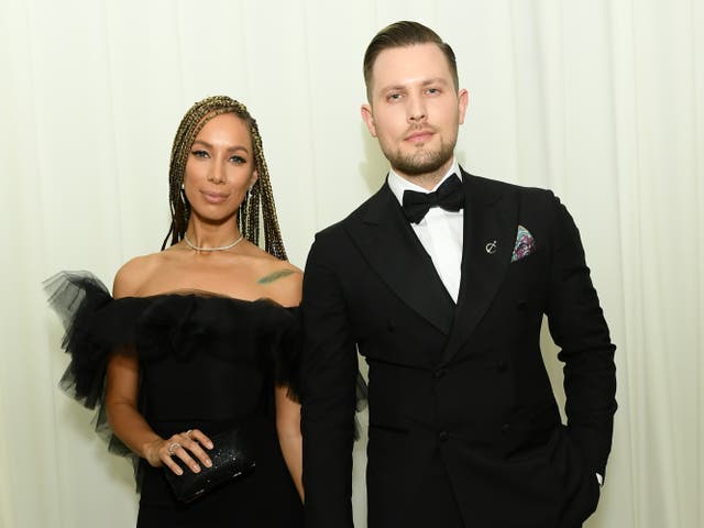 <p>Leona Lewis and husband Dennis Jauch in February 2020</p>