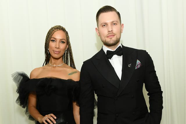 <p>Leona Lewis and husband Dennis Jauch in February 2020</p>