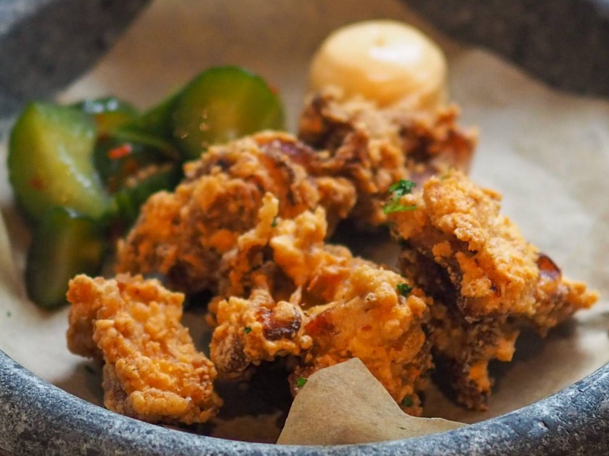 The fried chicken recipe from Shoreditch restaurant Daffodil Mulligan calls for dried birds eye chilli