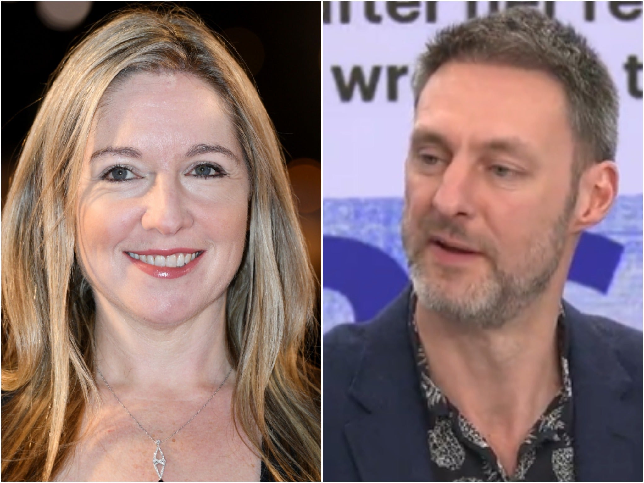 <p>Victoria Coren Mitchell and Leo Kearse</p>